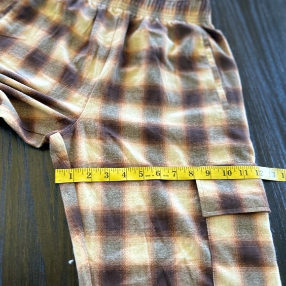 Gilded Intent plaid joggers cargo slouchy baggy pants - Picture 12 of 13